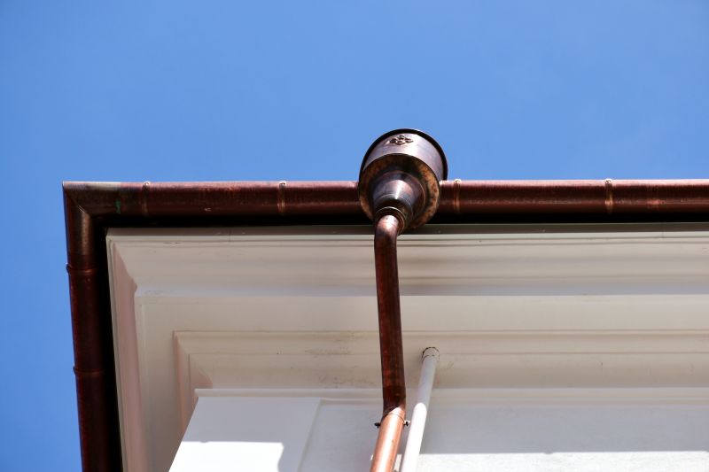 Copper Gutter Installation detail
