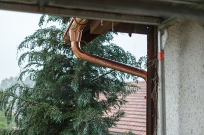 Copper Gutters Are a Visually Appealing Option